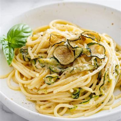  Spaghetti alla Nerano! A Creamy Delight Infused With the Sweetness of Zucchini and Salty Tanginess of Provolone Cheese